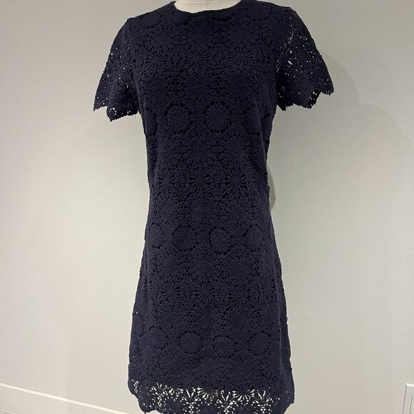 Tory Burch - Blue Lace Dress - Picture 1 of 2